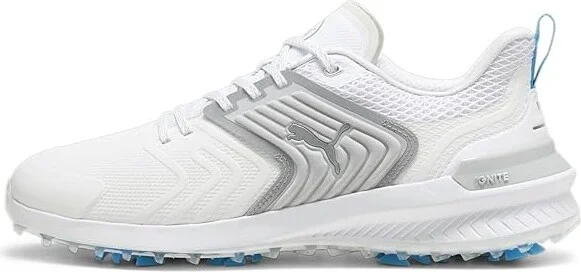 PUMA Golf Ignite Innovate Men's Shoes Puma White/Cool Light Gray : 9 E - Wide, Synthetic - Image 5