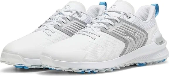 PUMA Golf Ignite Innovate Men's Shoes Puma White/Cool Light Gray : 9 E - Wide, Synthetic