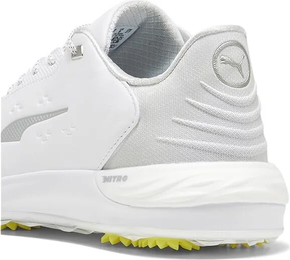 PUMA Golf Phantomcat Nitro Men's Shoes Puma White/Puma Silver/Feather Gray : 7 D - Medium, Synthetic - Image 4