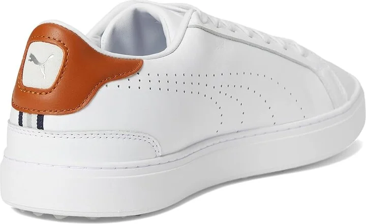 PUMA Golf Puma Classic G Men's Shoes Puma White/Ash Gray : 8 D - Medium, Leather - Image 4