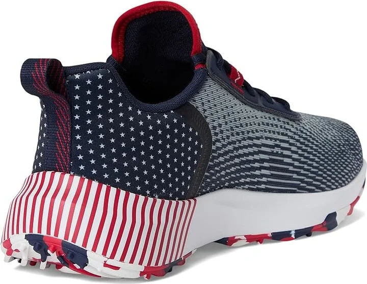 PUMA Golf Puma X Volition Fusion Crush Sport Men's Shoes Deep Navy/Strong Red/Puma White : 7 D - Medium, Leather - Image 4
