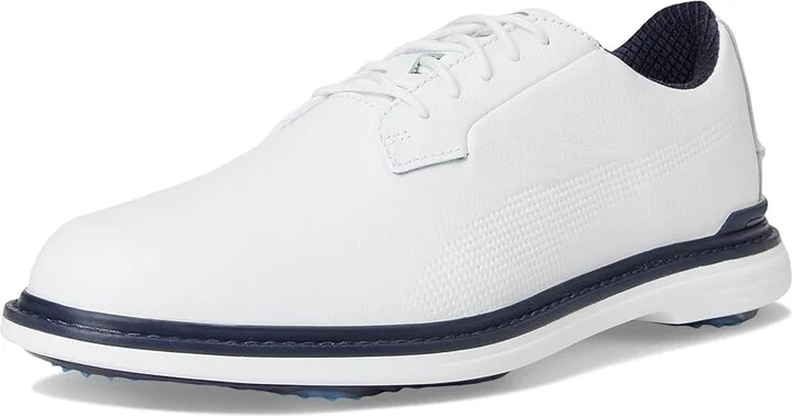 PUMA Golf Royale Men's Shoes Puma White/Deep Navy/Team Light Blue : 11.5 D - Medium, Leather - Image 5