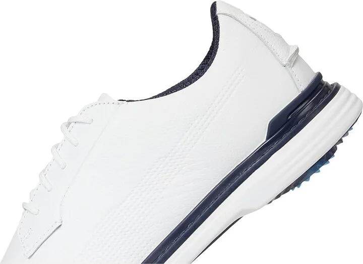 PUMA Golf Royale Men's Shoes Puma White/Deep Navy/Team Light Blue : 11.5 D - Medium, Leather - Image 7