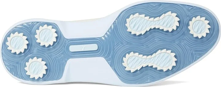 PUMA Golf Royale Men's Shoes Puma White/Deep Navy/Team Light Blue : 11.5 D - Medium, Leather - Image 9