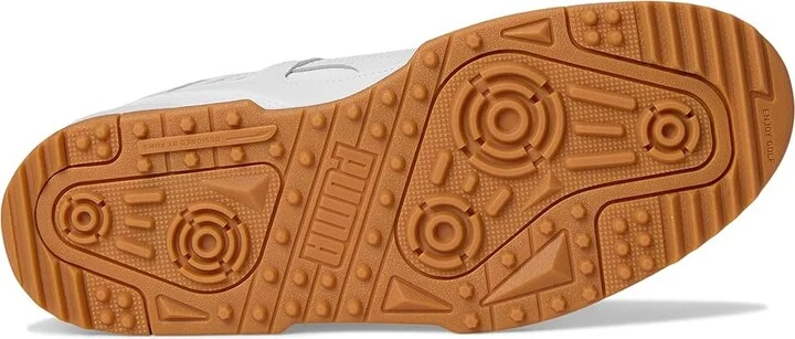 PUMA Golf Slipstream-G Shoes Puma White/Puma White : EU 39 (US Men's 7 - Women's 8.5) Medium, Leather - Image 3