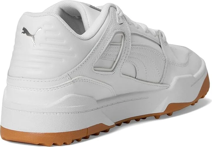 PUMA Golf Slipstream-G Shoes Puma White/Puma White : EU 39 (US Men's 7 - Women's 8.5) Medium, Leather - Image 4