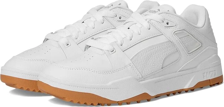 PUMA Golf Slipstream-G Shoes Puma White/Puma White : EU 39 (US Men's 7 - Women's 8.5) Medium, Leather