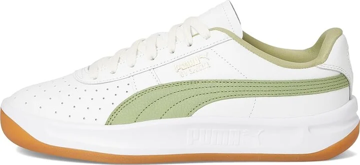 PUMA GV Special Sneakers Men's Snow Shoes Puma White/Calming Green : 11 D - Medium, Leather - Image 6