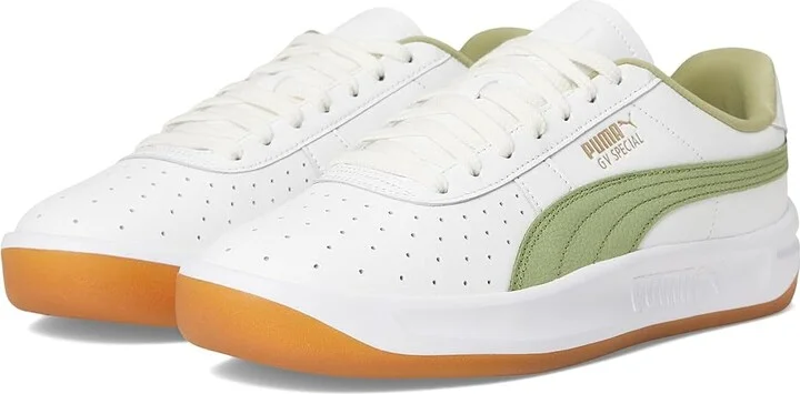 PUMA GV Special Sneakers Men's Snow Shoes Puma White/Calming Green : 11 D - Medium, Leather