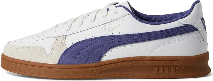 PUMA Indoor Shoes Men's Snow Shoes Puma White/Blue Crystal/Gum : 9 D - Medium, Leather - Image 6