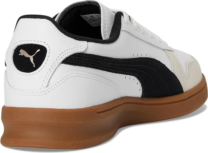 PUMA Indoor Shoes Men's Snow Shoes Puma White/Puma Black/Gum : 9.5 D - Medium, Leather/Rubber - Image 4