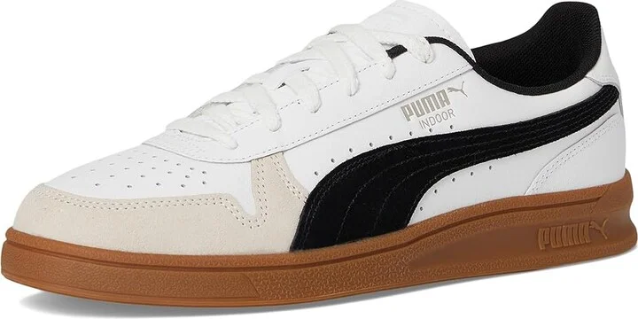 PUMA Indoor Shoes Men's Snow Shoes Puma White/Puma Black/Gum : 9.5 D - Medium, Leather/Rubber - Image 5