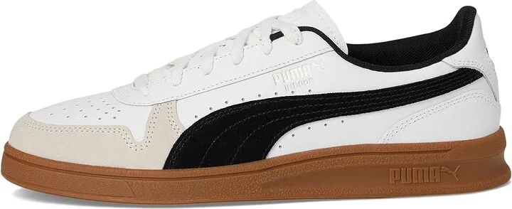PUMA Indoor Shoes Men's Snow Shoes Puma White/Puma Black/Gum : 9.5 D - Medium, Leather/Rubber - Image 6