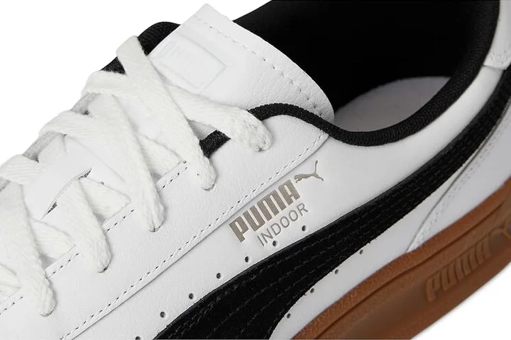 PUMA Indoor Shoes Men's Snow Shoes Puma White/Puma Black/Gum : 9.5 D - Medium, Leather/Rubber - Image 7