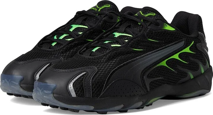 PUMA Inhale Shoes Men's Snow Shoes Puma Black/Green Glare : 10 D - Medium, Synthetic/Textile