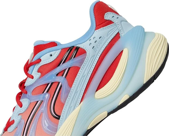 PUMA Inverse Sneakers Men's Snow Shoes Creamy Vanilla/For All Time Red/Team Light Blue : 9 D - Medium, Leather/Synthetic/Textile - Image 7