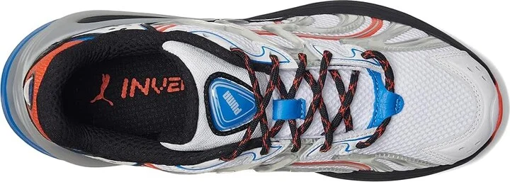 PUMA Inverse Sneakers Men's Snow Shoes Puma White/Redmazing/Hyperlink Blue/Puma Black : 9.5 D - Medium, Leather/Synthetic/Textile - Image 2