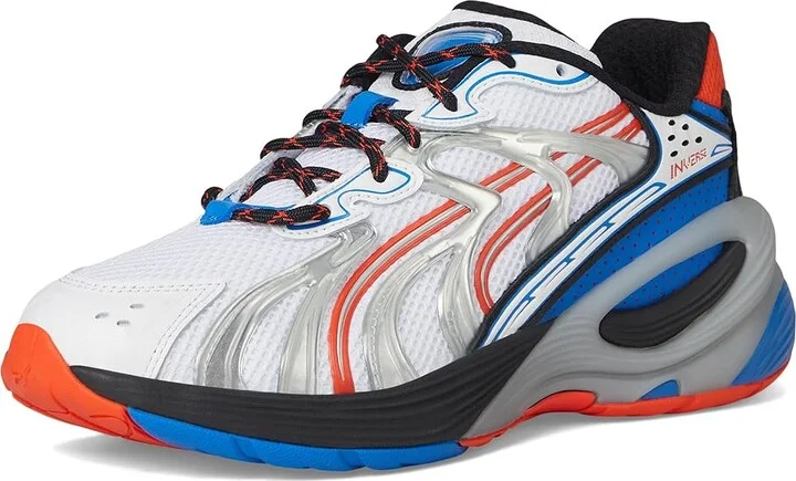 PUMA Inverse Sneakers Men's Snow Shoes Puma White/Redmazing/Hyperlink Blue/Puma Black : 9.5 D - Medium, Leather/Synthetic/Textile - Image 5