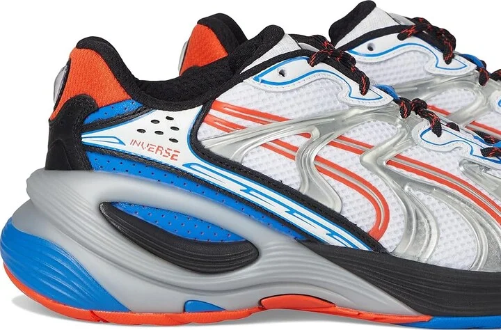 PUMA Inverse Sneakers Men's Snow Shoes Puma White/Redmazing/Hyperlink Blue/Puma Black : 9.5 D - Medium, Leather/Synthetic/Textile - Image 7