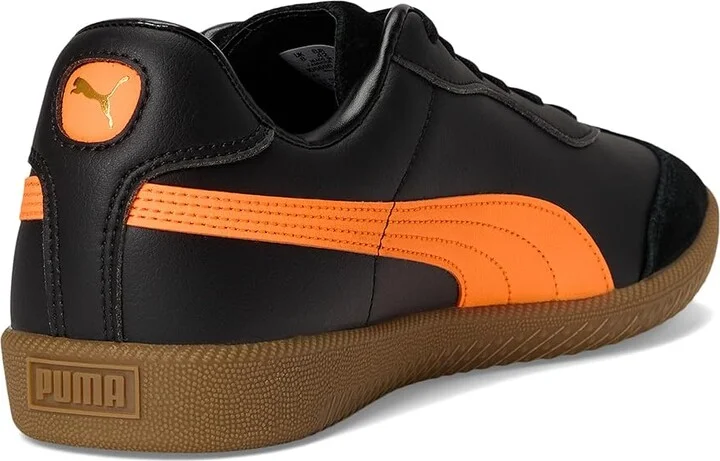 PUMA King 21 Indoor Trainer Soccer Shoes Men's Shoes Black/Heat Fire : 9.5 D - Medium, Leather/Synthetic - Image 4