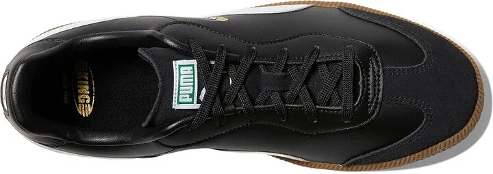 PUMA King 21 Indoor Trainer Soccer Shoes Men's Shoes Puma Black/Puma White/Gum : 10.5 D - Medium, Leather/Synthetic - Image 2