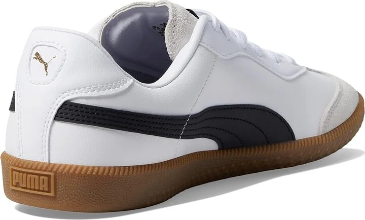 PUMA King 21 Indoor Trainer Soccer Shoes Men's Shoes Puma White/Puma Black/Gum : 7 D - Medium, Leather/Synthetic - Image 4