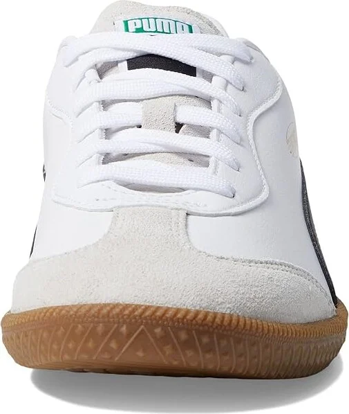 PUMA King 21 Indoor Trainer Soccer Shoes Men's Shoes Puma White/Puma Black/Gum : 7 D - Medium, Leather/Synthetic - Image 5