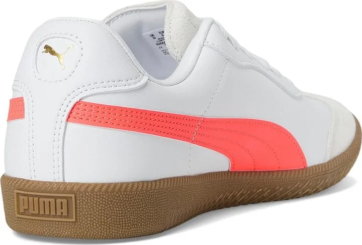 PUMA King 21 Indoor Trainer Soccer Shoes Men's Shoes White/Glowing Red : 7 D - Medium, Leather/Synthetic - Image 4