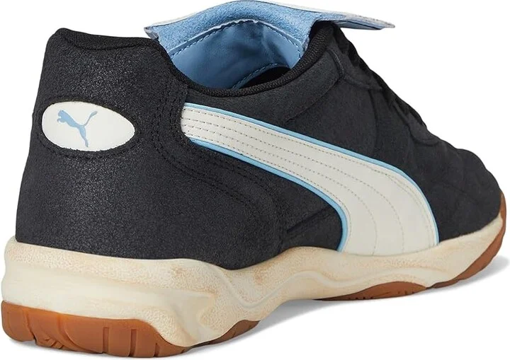 PUMA King Indoor Shoes Men's Shoes Black/Warm White : 8.5 D - Medium, Leather - Image 4