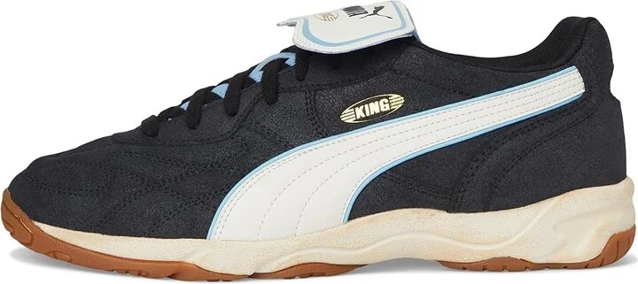 PUMA King Indoor Shoes Men's Shoes Black/Warm White : 8.5 D - Medium, Leather - Image 6