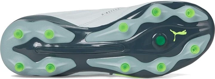 PUMA King Pro Firm, Artificial Ground Soccer Cleats Women's Soccer Shoes Frosted Dew-Fizzy Apple-Gray Skies : 5.5 B - Medium, Synthetic - Image 3