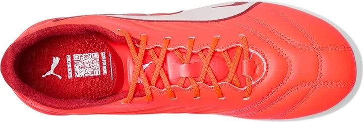 PUMA King Pro Firm, Artificial Ground Soccer Cleats Women's Soccer Shoes Glowing Red-Puma White-Red Fire : 6.5 B - Medium, Leather - Image 2