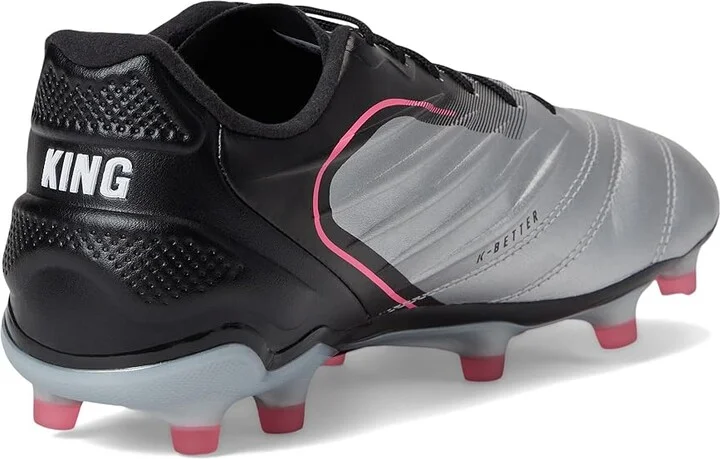 PUMA King Pro Firm, Artificial Ground Soccer Cleats Women's Soccer Shoes Puma Silver-Puma Black-Sun Struck-Puma White : 7.5 B - Medium - Image 4