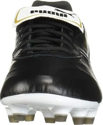 PUMA King Top FG Soccer Cleats Men's Soccer Shoes Puma Black/Puma White : 12 D - Medium, Leather - Image 6