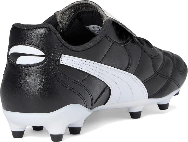 PUMA King Top Firm, Artificial Ground Soccer Cleats Men's Soccer Shoes Black/White/Gold : 12 D - Medium, Textile - Image 4