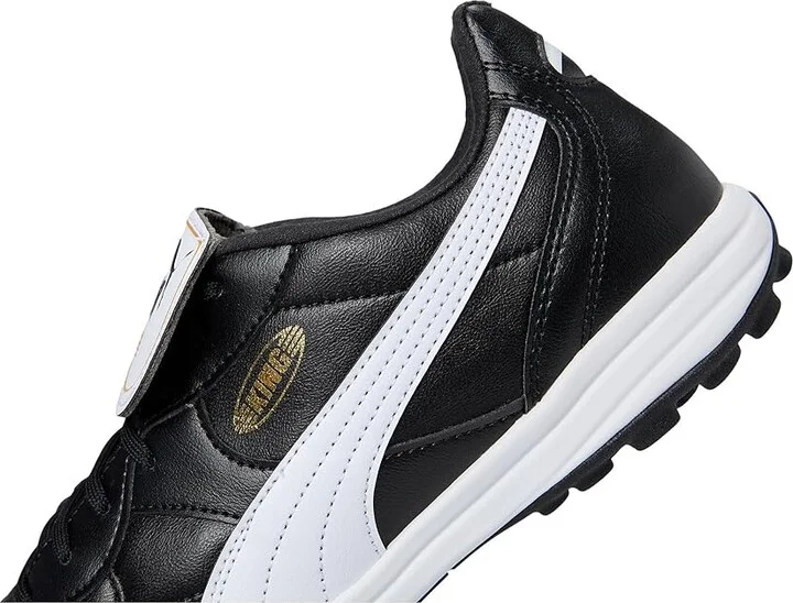 PUMA King Top Turf Training Soccer Cleats Men's Soccer Shoes Black/White/Gold : 7.5 D - Medium - Image 7