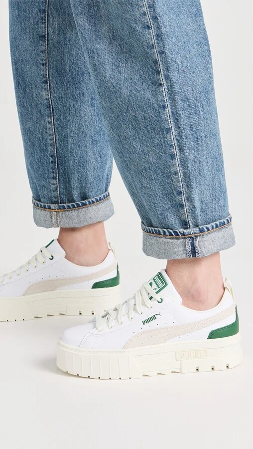 PUMA Mayze Leather Sneakers - Image 5
