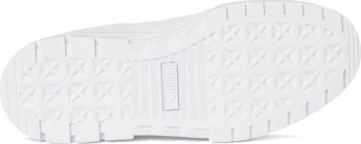 PUMA Mayze Shoes Women's Shoes Puma White : 8.5 B - Medium, Leather/Synthetic - Image 3