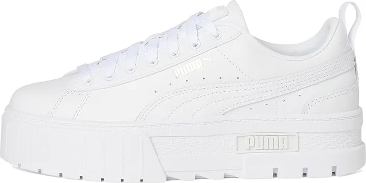 PUMA Mayze Shoes Women's Shoes Puma White : 8.5 B - Medium, Leather/Synthetic - Image 6