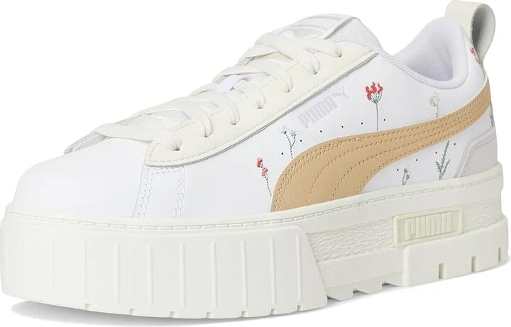 PUMA Mayze Sneakers Women's Snow Shoes Puma White : 9 B - Medium, Leather - Image 5