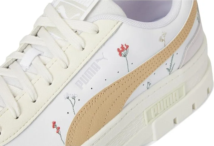 PUMA Mayze Sneakers Women's Snow Shoes Puma White : 9 B - Medium, Leather - Image 7