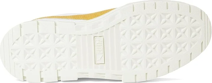 PUMA Mayze Sneakers Women's Snow Shoes Puma White/Archive Gold : 6.5 B - Medium, Leather - Image 3
