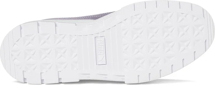 PUMA Mayze Sneakers Women's Snow Shoes Puma White/Feather Gray : 9 B - Medium, Leather - Image 3