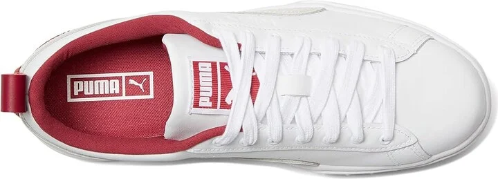 PUMA Mayze Sneakers Women's Snow Shoes Puma White/Port : 11 B - Medium, Leather - Image 2