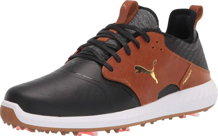 Puma Black-leather Brown-puma Team Gold