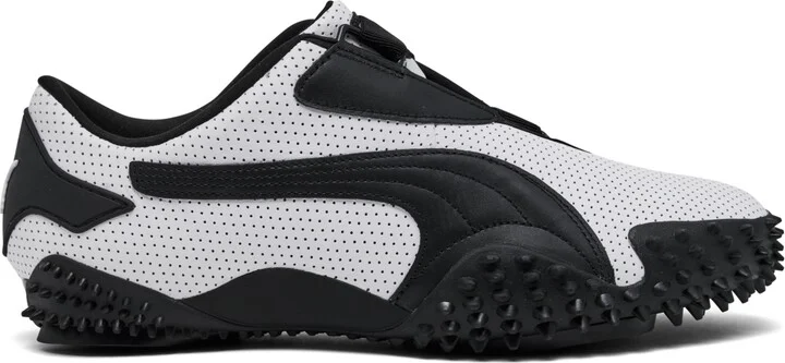 Puma Men's Mostro Perforated Casual Sneakers from Finish Line - White, Black - Image 2