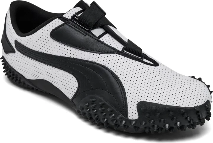 Puma Men's Mostro Perforated Casual Sneakers from Finish Line - White, Black