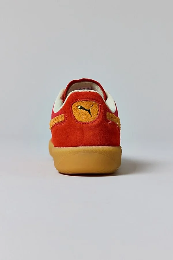 Puma Men's Palermo Weathered Look Sneaker in Red Fire/Dark Poppy - Image 4