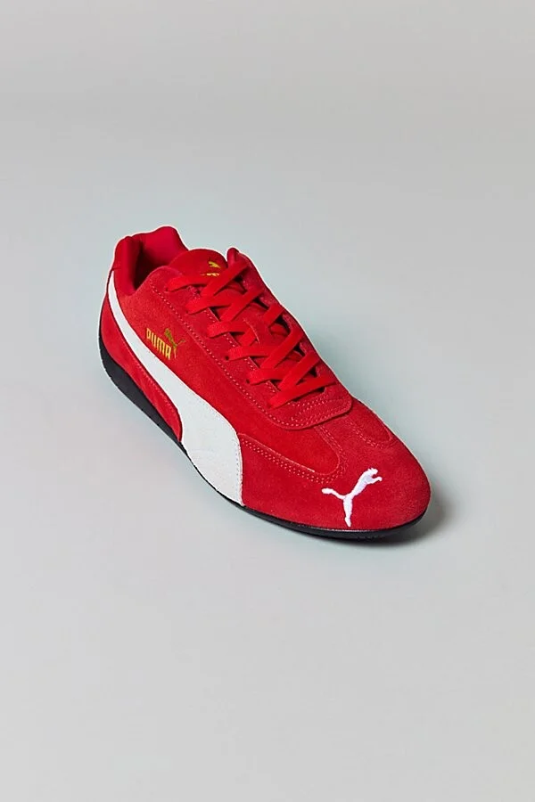 Puma Men's Speedcat OG Sneaker in For All Time Red/Puma White - Image 3