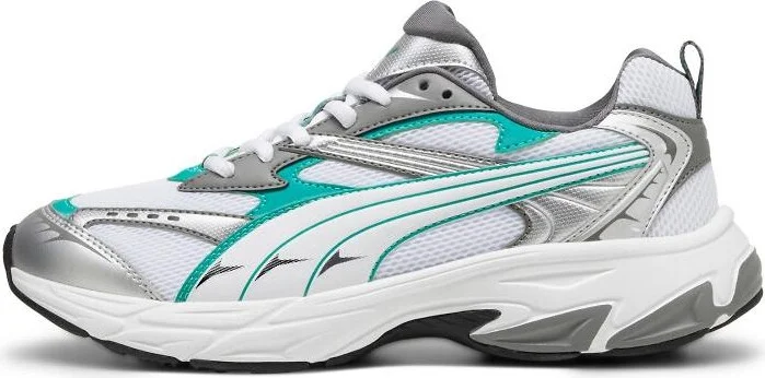 PUMA Morphic sneakers in gray and green